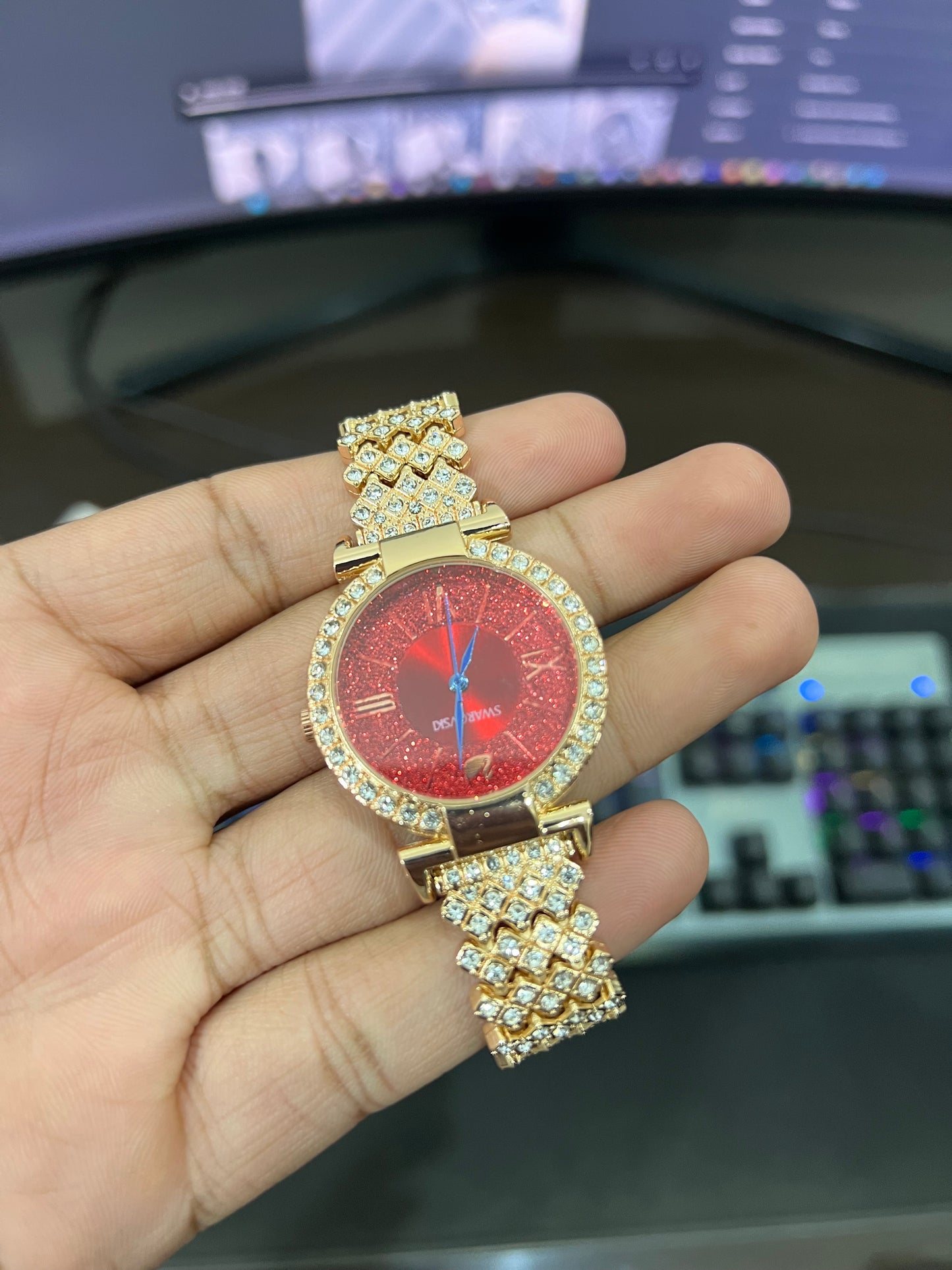 Ladies - Diamond Gold - Red