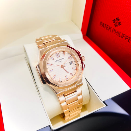 Patek Philippe – Nautilus - Rose Gold White