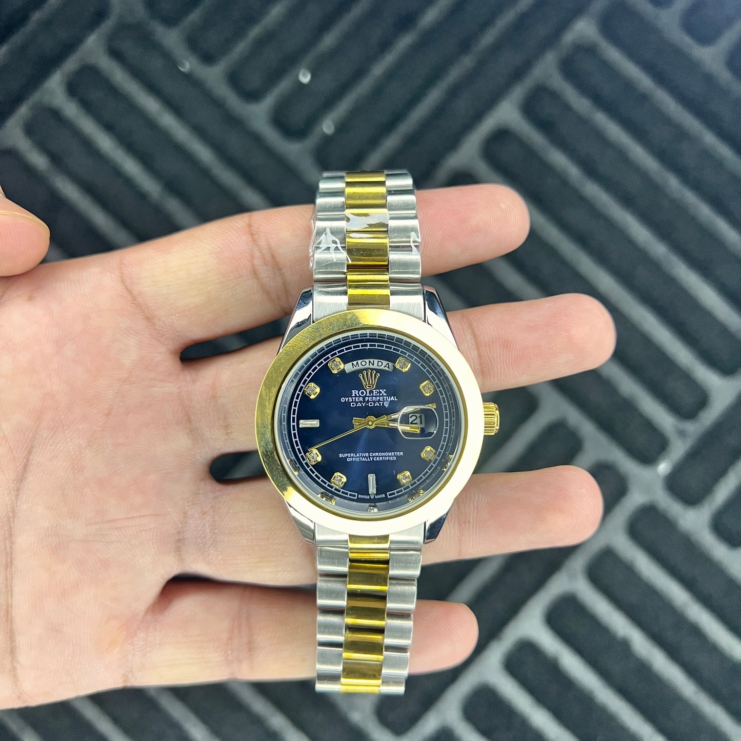 Rolex Day-Date - Two Tone Blue