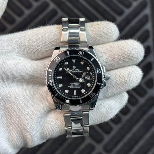 Rolex Submariner Date Silver Black