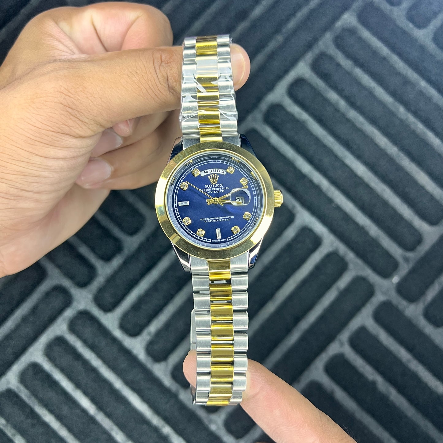 Rolex Day-Date - Two Tone Blue