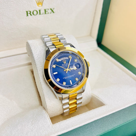 Rolex Day-Date - Two Tone Blue
