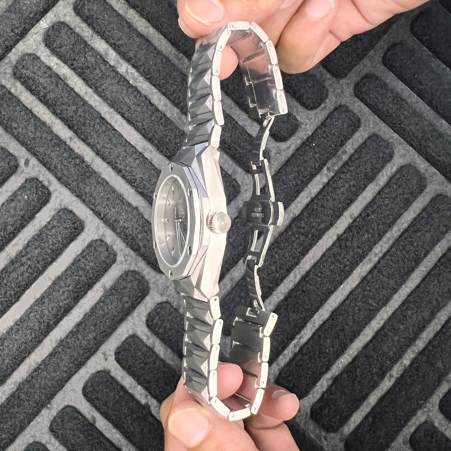 Hublot Classic Fusion Silver with Gray Dial