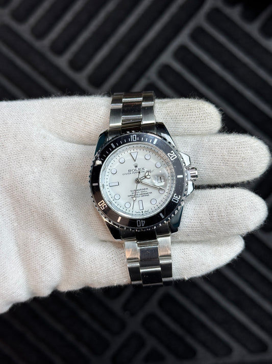 Rolex Submariner Date Silver White