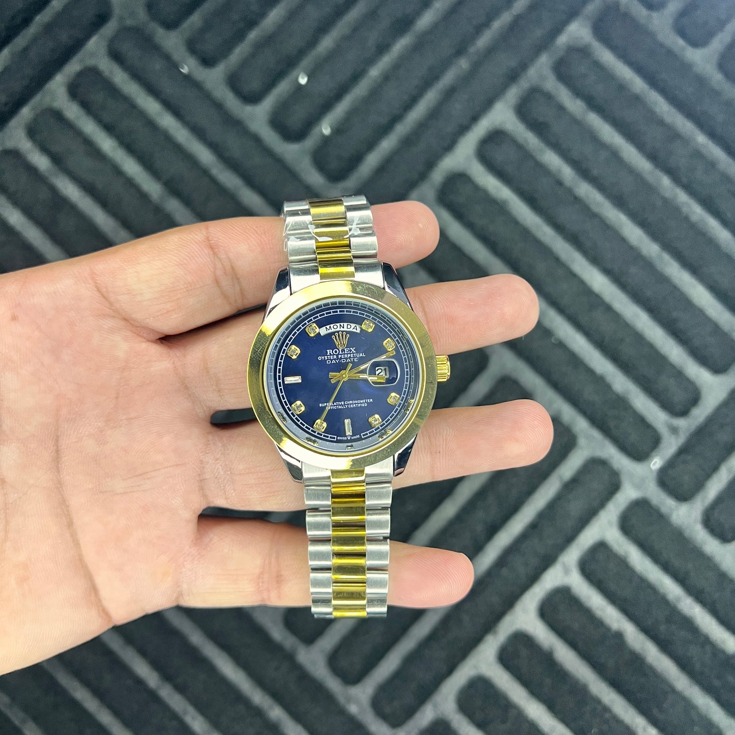 Rolex Day-Date - Two Tone Blue
