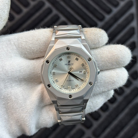 Hublot Classic Fusion Silver with Silver Dial