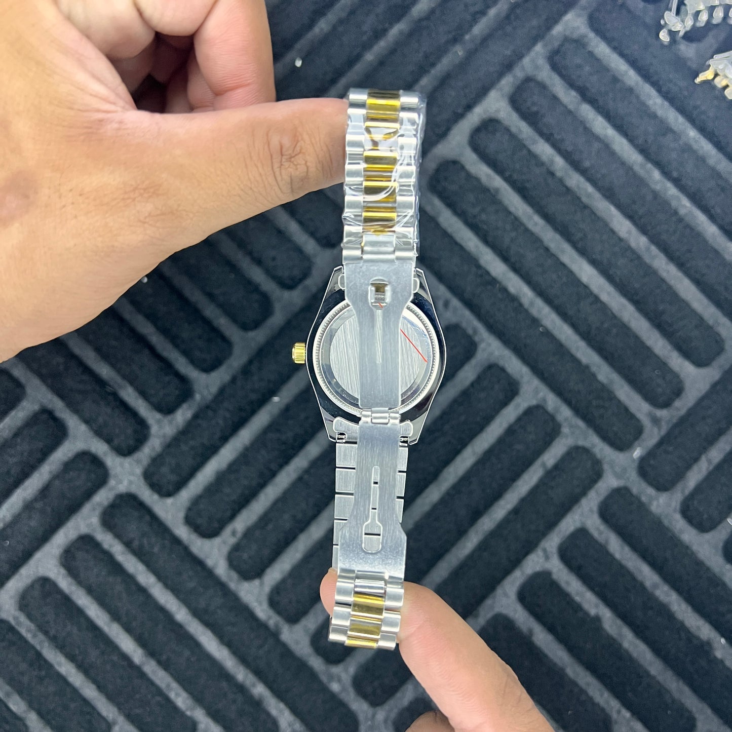 Rolex Day-Date - Two Tone Silver