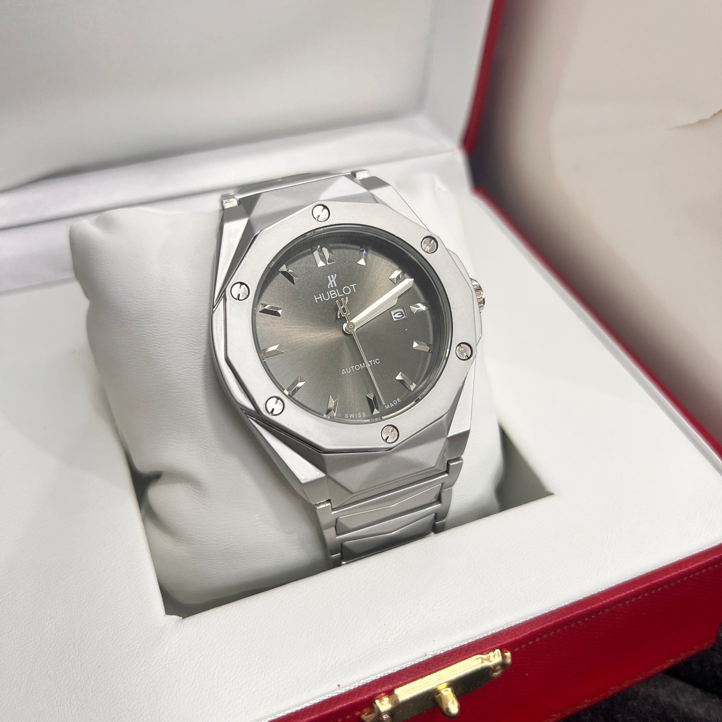 Hublot Classic Fusion Silver with Gray Dial