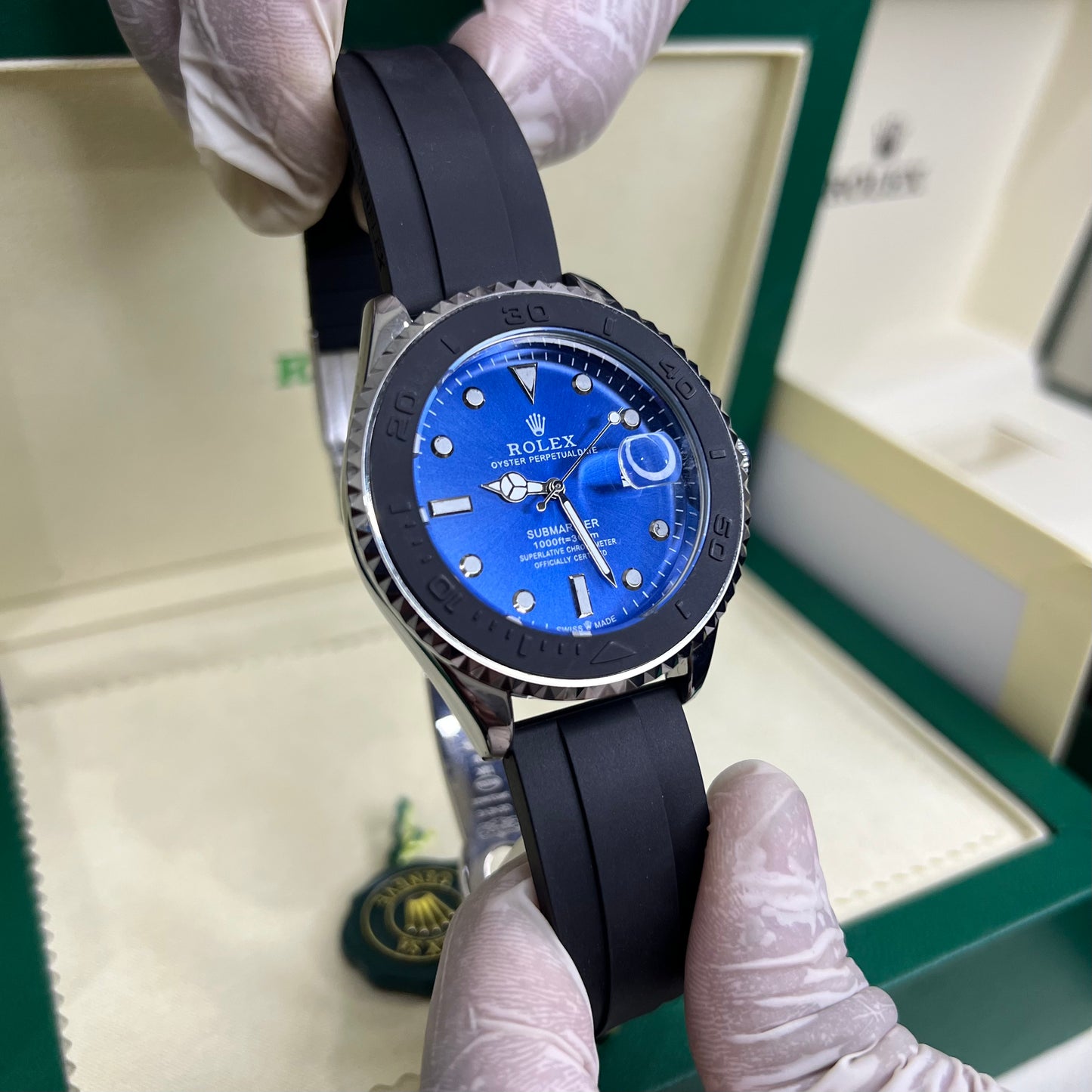 Rolex Submariner Silicon Strape White