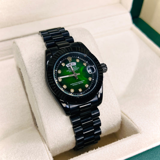 Rolex Ladies Day-Date Green Black