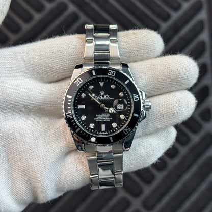 Rolex Submariner Date Silver Black