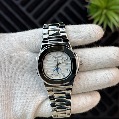 Patek Philippe – Nautilus - Moon Phases - White