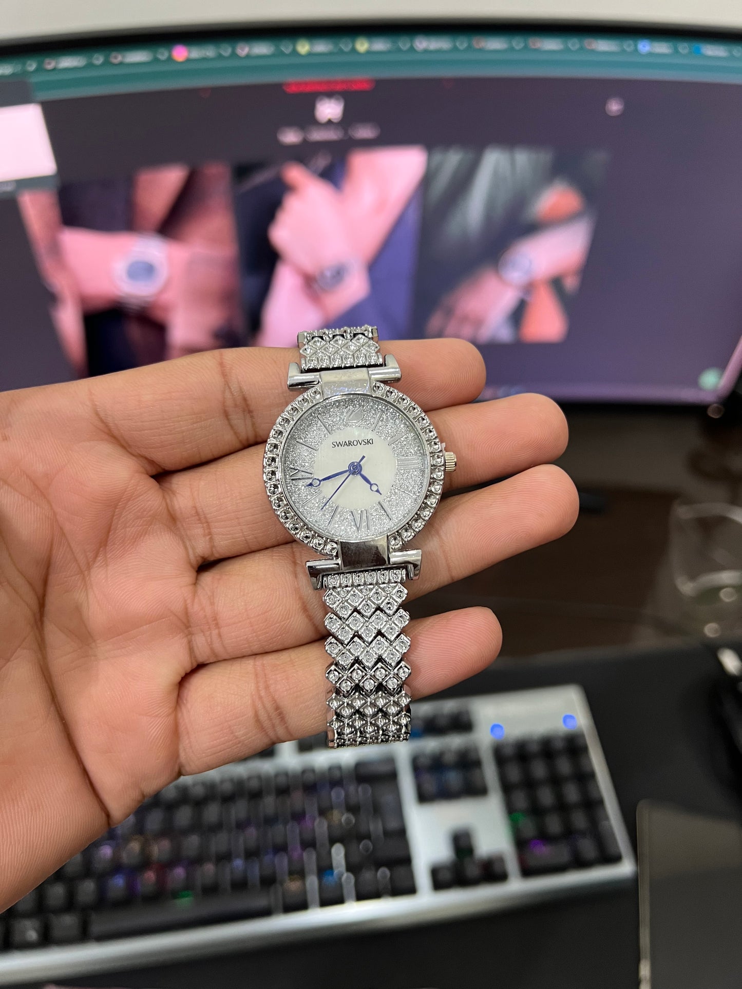 Ladies - Oraga - Iced Out White