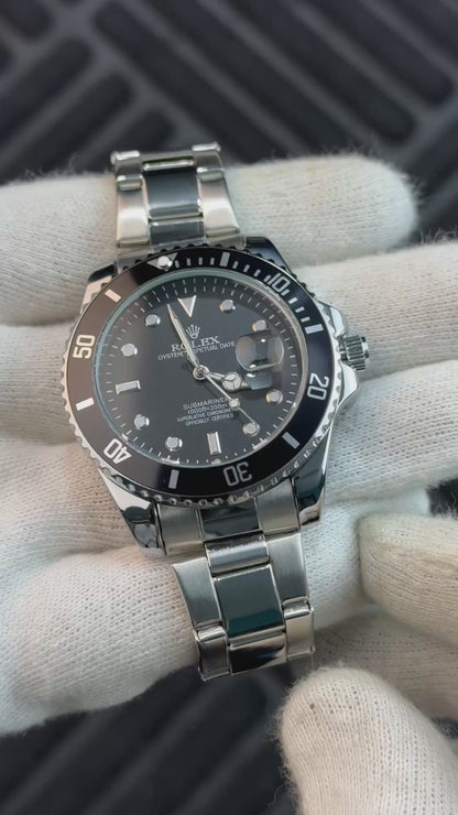 Rolex Submariner Date Silver Black
